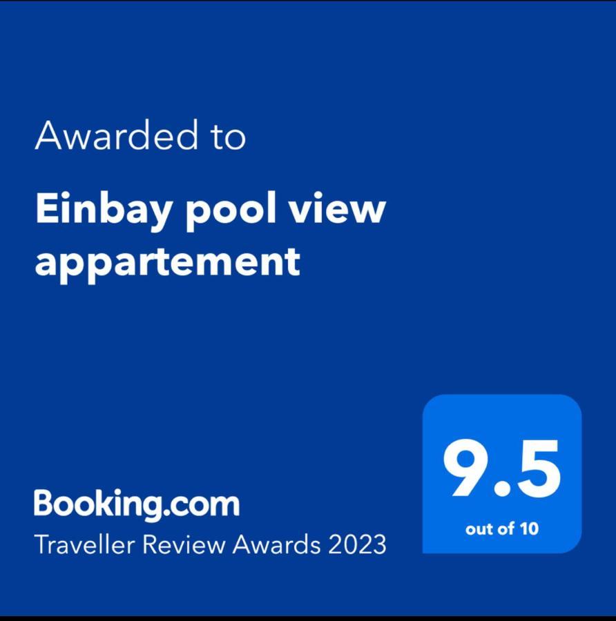Einbay Pool View Appartement Ajn-Szuhna Kültér fotó